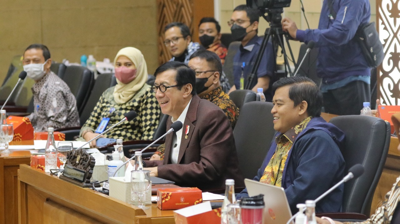 Baleg Dpr Ri Gelar Raker Prolegnas Prioritas Tahun Bersama Kemenkumham